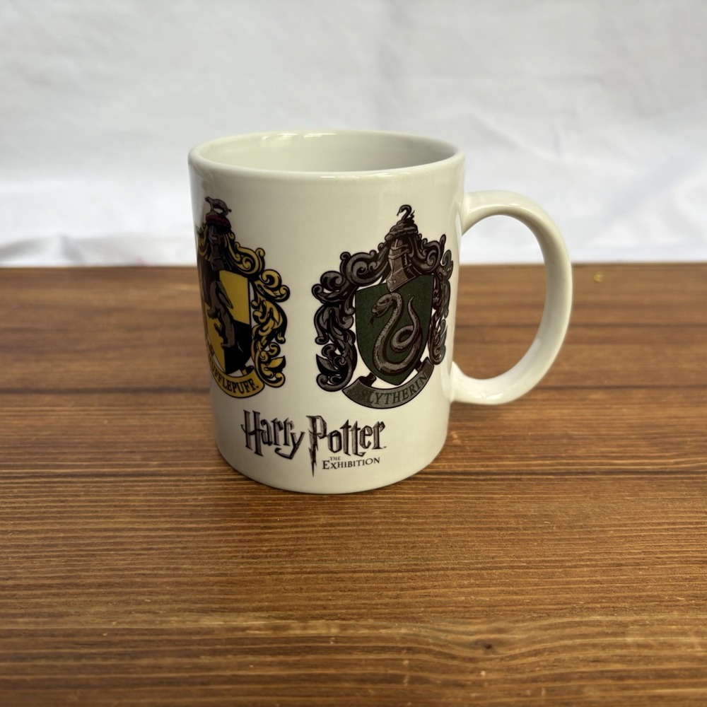 Harry Potter The Exhibition Hogwarts House Crests Ceramic Coffee Mug‎ Cup